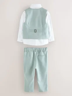 Baker by Ted Baker Vert - Ensemble Gilet Chemises et Pantalons Best