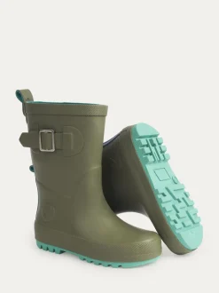 KIDLY by MORI Vert - Bottes de bien-être doublées en coton Discount