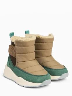 KIDLY by MORI Vert - Bottes de neige matelassées Online