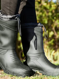 Next Vert - Bottes en caoutchouc doublées Outlet