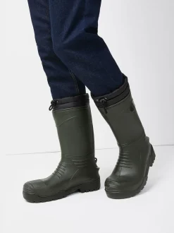 Next Vert - Bottes en caoutchouc doublées Outlet