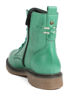 Pavers Vert - Bottes All en cuir Chaussures à talons Online
