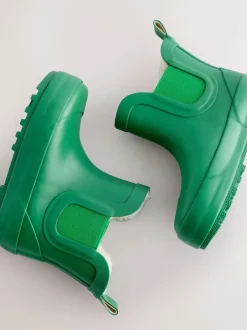 Next - Bottines en caoutchouc avec doublure chaude Vert Clearance