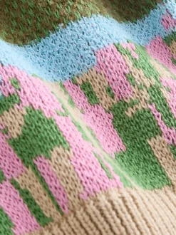 Next Vert - Cardigan Sheep Farm Scene (3-16ans) New