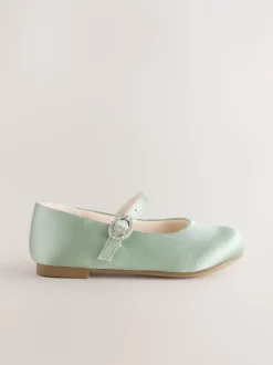 Next - Chaussures Mary Jane Occasion à fleurs Vert Discount