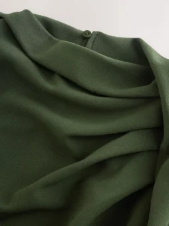 Next Vert - Combinaison Occasion en jersey sans manches à col bénitier Hot