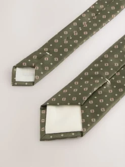 Next - Cravate de modèle Vert New