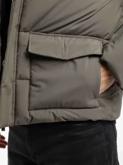 Weird Fish Vert - Doudoune épaisse Calderwood Clearance