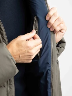 Weird Fish Vert - Doudoune épaisse Calderwood Clearance