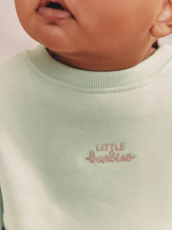 Next vert - Ensemble 2 pièces avec chandail et survêtement bébé (0mois-2ans) Discount