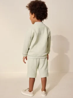 Next vert - Ensemble bomber et short en jersey (3mois-7ans) Clearance