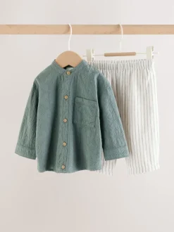 Next Vert - Ensemble chemise et pantalon bébé (0mois-3ans) Best