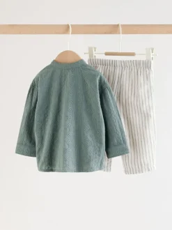 Next Vert - Ensemble chemise et pantalon bébé (0mois-3ans) Best