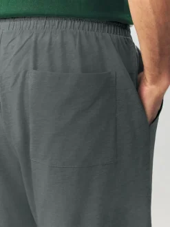 Next Vert - Ensemble pyjama rayé en jersey à manches courtes Outlet