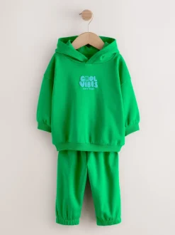 Next Vert - Ensemble sweat à capuche et jogging imprimé Cool Vibes (3mois7ans) Hot