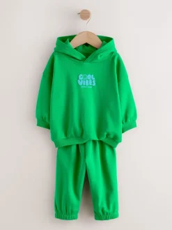 Next Vert - Ensemble sweat à capuche et jogging imprimé Cool Vibes (3mois7ans) Hot