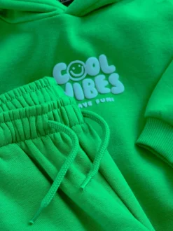 Next Vert - Ensemble sweat à capuche et jogging imprimé Cool Vibes (3mois7ans) Hot