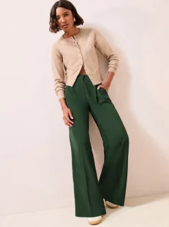 Friends Like These Vert - Pantalons Amples Haut de Gamme à Taille Réglable Discount