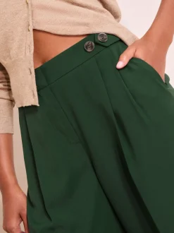 Friends Like These Vert - Pantalons Amples Haut de Gamme à Taille Réglable Discount