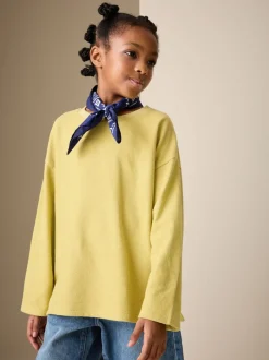 Next Vert - Haut texturé à manches longues (3-16ans) Outlet