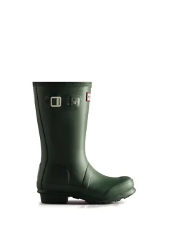 Hunter Vert - Big Kids Original Wellies Clearance