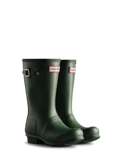 Hunter Vert - Big Kids Original Wellies Clearance