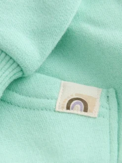 Next - Sweat à capuche zippé (3mths-7yrs) Vert à la menthe Sale