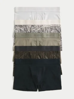 Hollister Vert - Lot de 5 boxers Outlet