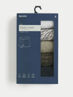 Hollister Vert - Lot de 5 boxers Outlet