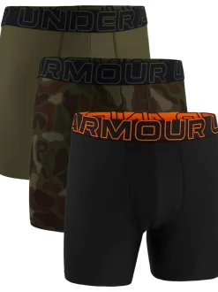 Under Armour Vert - Lot de 6 boxers Tech Imprimé 3 pouces Discount