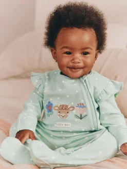 Next - Lot de 3 dors-bien zippés bidirectionnels (0-2ans) vert New