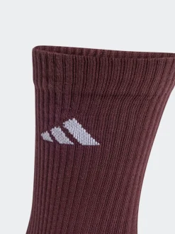 adidas - Lot de 6 paires de chaussettes à logo Vert New