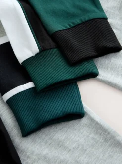 Next - Lot de 3 pyjamas à manches longues (3-16ans) Vert Hot