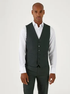 Skopes - Modèle droit - Harcourt Single Breasted Coupe sur mesure Suit Gilet Vert Online