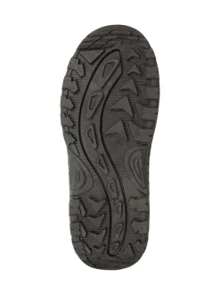 Mountain Warehouse Vert - Bottes de neige adaptatives Caribou Kids Single Rayure Sherpa Lined New