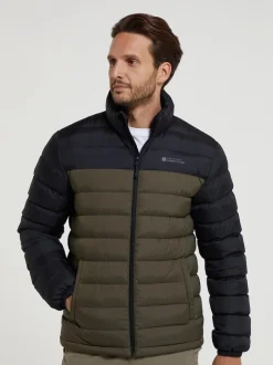 Mountain Warehouse Vert - Doudoune Vista résistante à l'eau pour hommes Best
