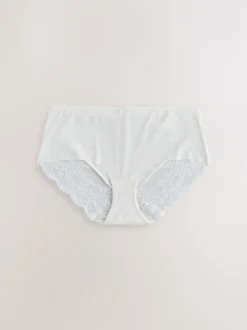 Next - No VPL Lace Back Briefs 5 Pack vert New