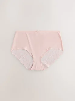 Next - No VPL Lace Back Briefs 5 Pack vert New