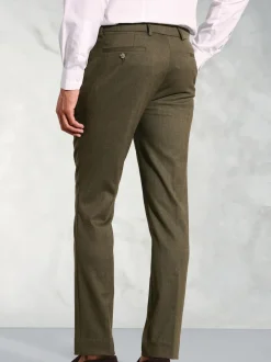 Brook Taverner - Pantalon en flanelle Vert New