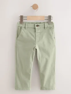 Next - Pantalon chino extensible (3mois-7ans) vert Discount