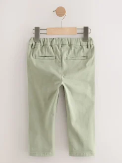 Next - Pantalon chino extensible (3mois-7ans) vert Discount