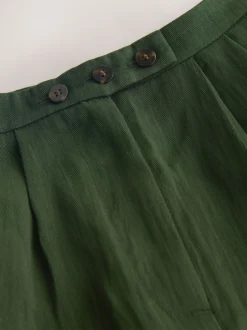 Next Vert - Pantalon plissé ultra-large Clearance