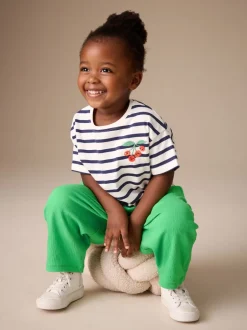 Next Vert - Pantalons amples texturés (3mths-7yrs) Discount