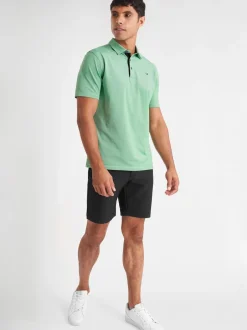 Calvin Klein Golf - Polo Uni Vert Discount
