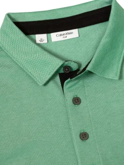 Calvin Klein Golf - Polo Uni Vert Discount