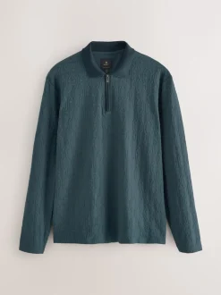 Next Vert - Polos chics à col zippé Best