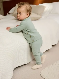 Next vert - Pull et Leggings en maille bébé Ensemble 2 pièces (0mois-2ans)