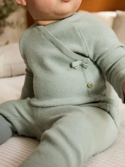 Next vert - Pull et Leggings en maille bébé Ensemble 2 pièces (0mois-2ans)