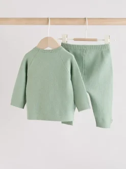 Next vert - Pull et Leggings en maille bébé Ensemble 2 pièces (0mois-2ans)