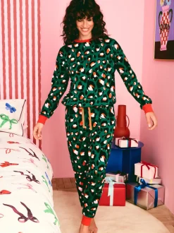 Eleanor Bowmer Vert - Pyjama 100% coton Outlet